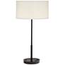 93V39 - Bronze Twin Table Lamp with 2 Outlet and 1 USB