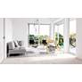 1_Z-Lite Ayra 18" Wide Brushed Nickel and Glass Multi-Light Pendant in scene
