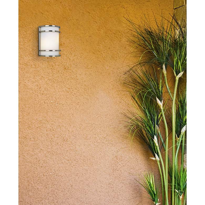 Image 1 Bay View Collection  9 1/2" High Outdoor Wall Light in scene