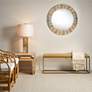 1_Jamie Young Cloudscape Antiqued Gold Leaf and Slate Lacquer Table Lamp in scene