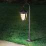Thumbnail1 of Bellagio 26 1/2" High Bronze Down-Arm Landscape LED Path Light in scene