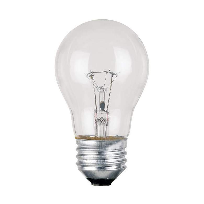 Image 1 95 Watt Clear Household Light Bulb