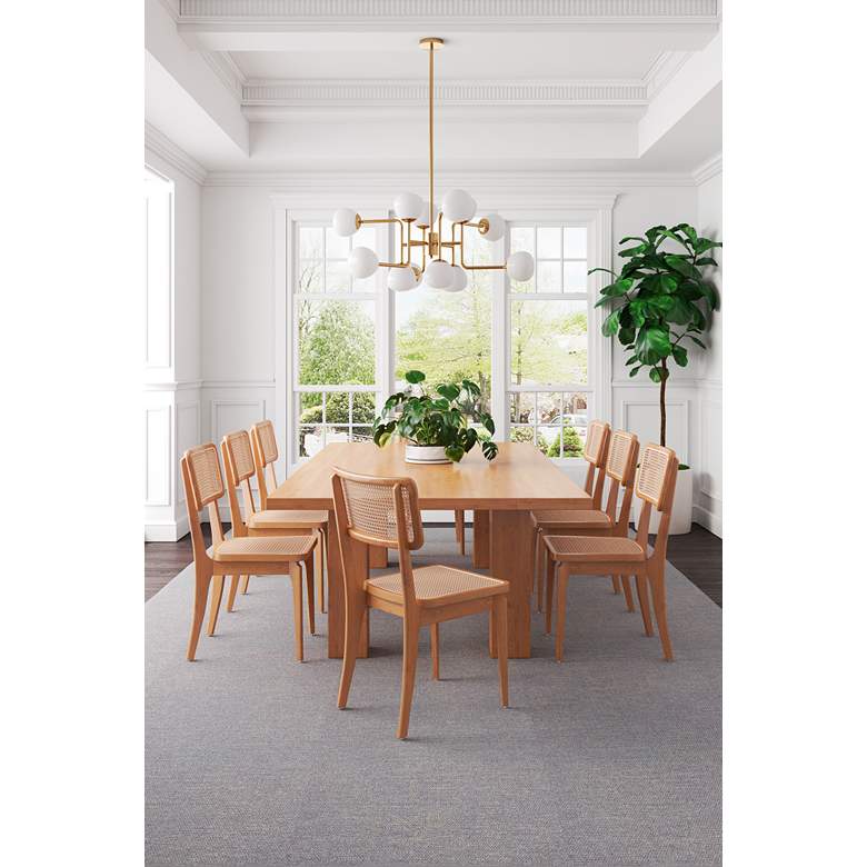 Image 1 Giverny Nature Wood and Cane Dining Chairs Set of 2 in scene