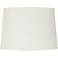 95683 - Ivory Line Fabric Oval Ellipse Lamp Shade