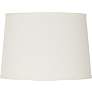 95683 - Ivory Line Fabric Oval Ellipse Lamp Shade