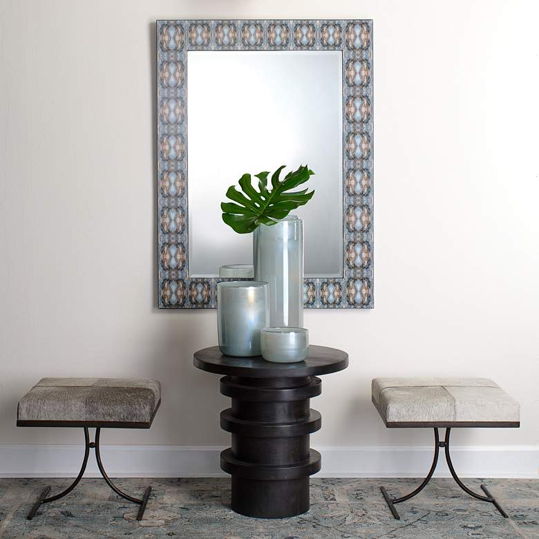 Image 1 Jamie Young Revolve 24" Wide Charcoal Side Table in scene