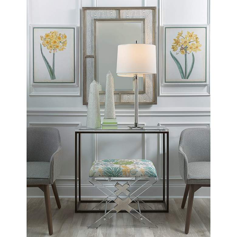 Image 1 Narcissus II 26" High Rectangular Giclee Framed Wall Art in scene