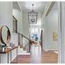 1_Savoy House Townsend 24" Wide Matte Black 6-Light Pendant in scene