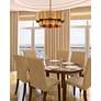 1_Savoy House Shelby 30" Wide Gold Patina Pendant Light in scene