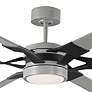 96" Loft Steel LED Damp Rated Large Fan with Remote