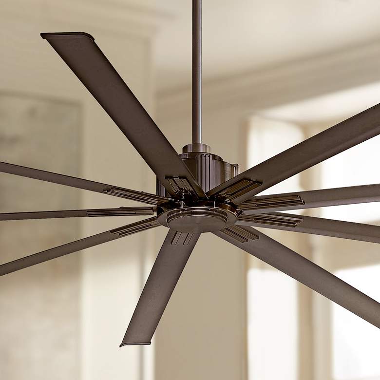 Image 1 96" Minka Aire Xtreme Oil-Rubbed Bronze Large Ceiling Fan with Remote