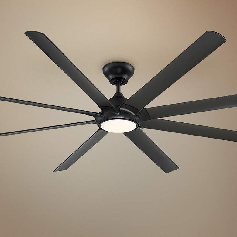 Image 1 96" Modern Forms Hydra Bronze LED Wet Ceiling Fan