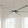 1_96" Visual Comfort Loft Steel LED Damp Rated Large Fan with Remote