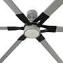 5_96" Visual Comfort Loft Steel LED Damp Rated Large Fan with Remote more views
