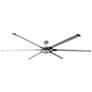 7_96" Visual Comfort Loft Steel LED Damp Rated Large Fan with Remote more views