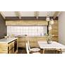 1_Z-Lite Ayra 18" Wide Olde Brass and Clear Glass Multi-Light Pendant in scene