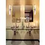 Roxbury Graphite 26" High Matte Opal Glass Bath Light in scene