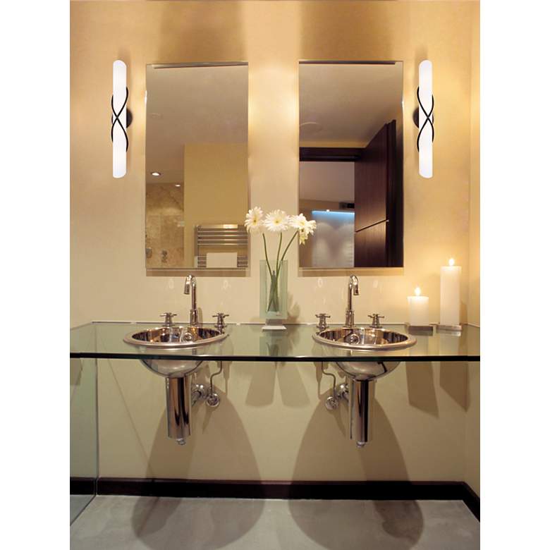 Image 1 Troy Lighting Roxbury 5' Wall Sconce Graphite in scene
