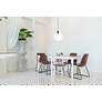 1_Placido 15 3/4"W Black Pendant Light w/ Clear Glass Shade in scene