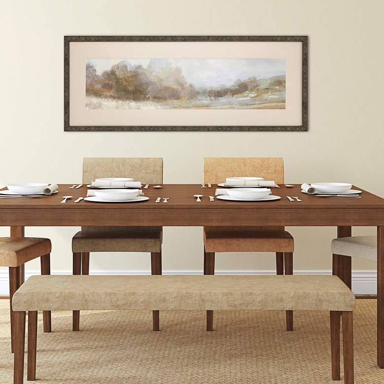 Image 1 Focused Fields - Breeze 58" Wide Giclee Framed Wall Art in scene