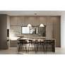 1_Leila 42" Wide Luxe Gold 2-Light Linear Chandelier in scene