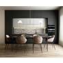 1_Leila 62" Wide Brushed Nickel 2-Light Linear Chandelier in scene