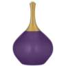Acai Purple Nickki Brass Modern Table Lamp