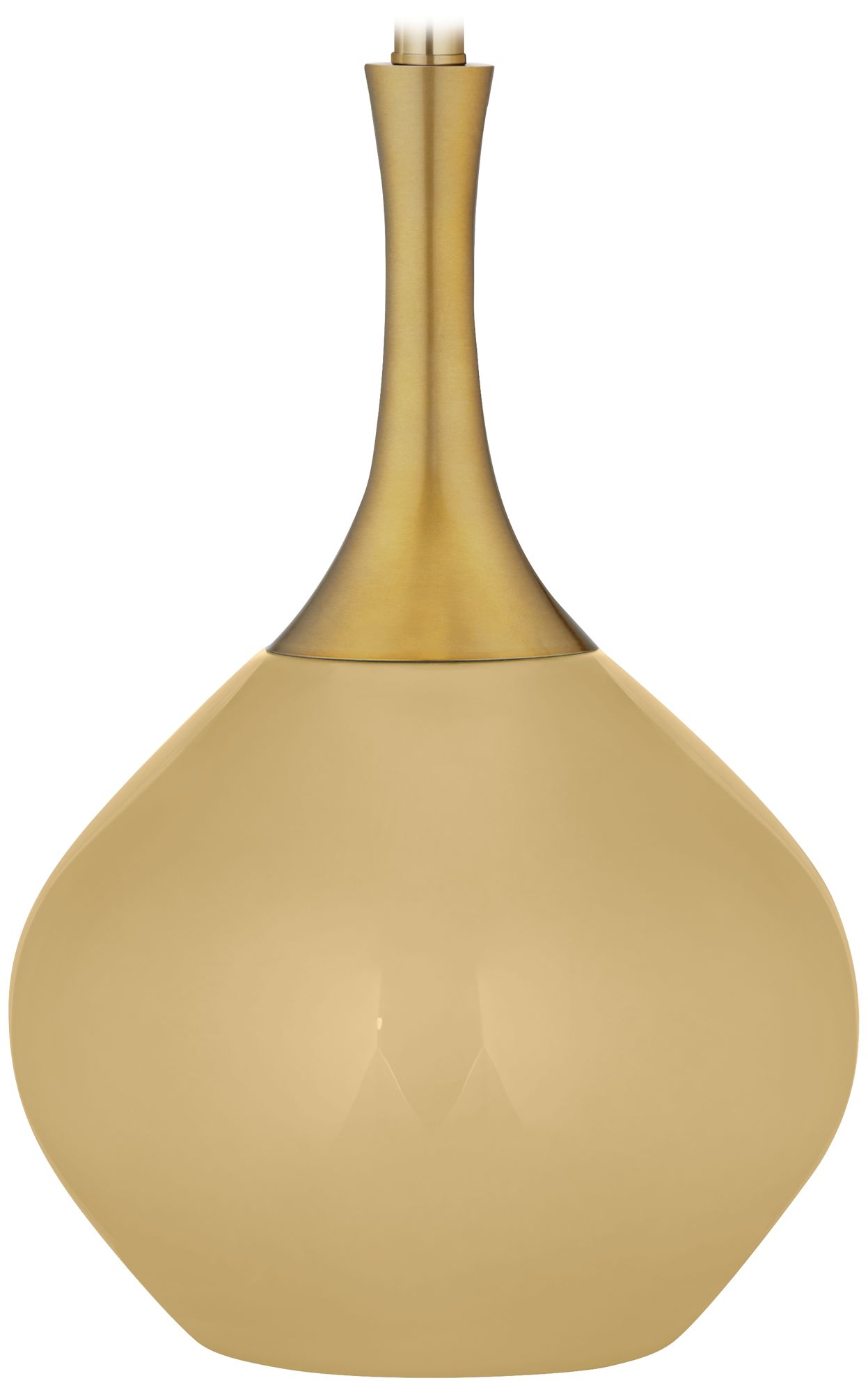 Color Plus Nickki Brass 30 1/2" High Modern Humble Gold Table Lamp