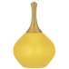 Lemon Zest Yellow Nickki Brass Modern Table Lamp