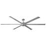99" Hinkley Indy Maxx Brushed Nickel Outdoor LED Smart Ceiling Fan