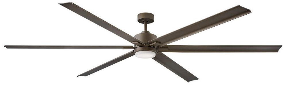 Image 2 99" Hinkley Indy Maxx Matte Bronze Finish LED Large Smart Ceiling Fan