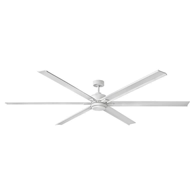 Image 3 99" Hinkley Indy Maxx Matte White Outdoor LED Smart Ceiling Fan more views