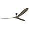 99" Monte Carlo Maverick Grand Aged Pewter Damp Ceiling Fan