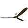 99" Monte Carlo Maverick Grand Brushed Steel Ceiling Fan