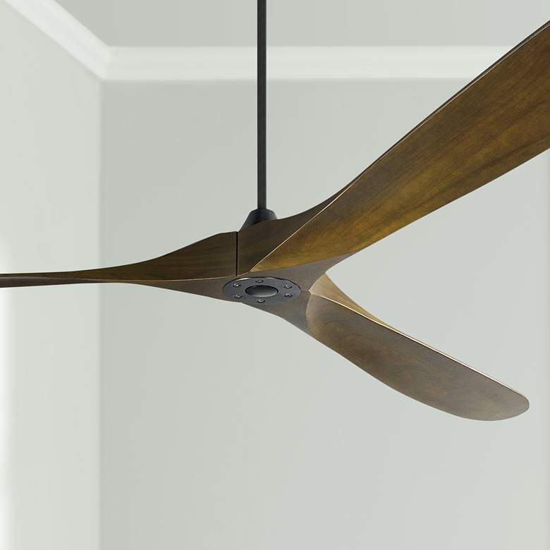 Image 1 99" Monte Carlo Maverick Grand Matte Black Ceiling Fan