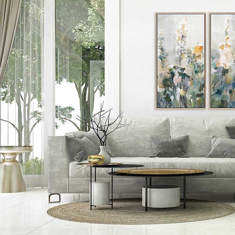 Image 1 Rustic Garden I 26"W x 50"H Canvas in scene
