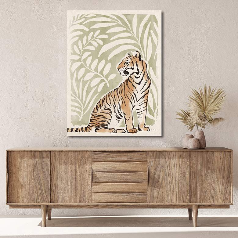 Image 1 Jungle Cats II 36"W x 48"H Canvas in scene