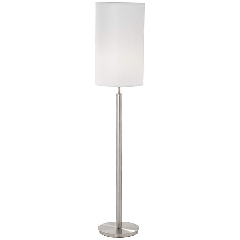 Image 1 9G370 - Brushed Nickel/Steel Bottom Slip Uno Floor Lamp