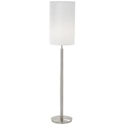9G370 - Brushed Nickel/Steel Bottom Slip Uno Floor Lamp