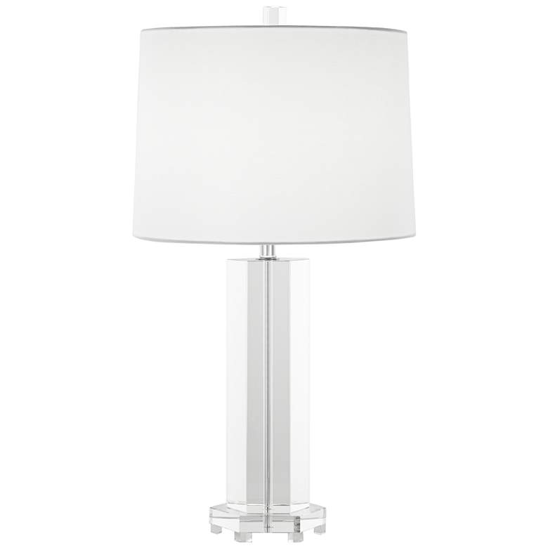 Image 1 9G615 - Crystal and Polished Chrome Table Lamp