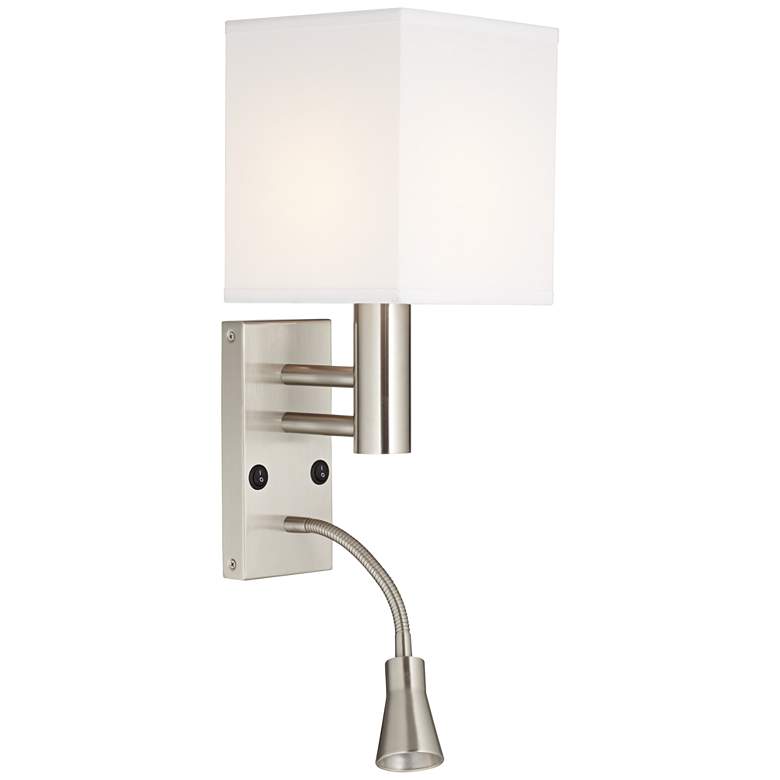 Image 1 9G636 - Chrome Two-Light LED Wall Sconce with On/Off