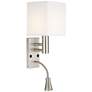 9G636 - Chrome Two-Light LED Wall Sconce with On/Off