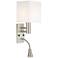 9G636 - Chrome Two-Light LED Wall Sconce with On/Off