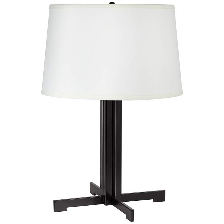 Image 1 9G780 - Flat Black Cast iron Table Lamp