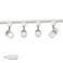 9M124 - 4 feet White LED Track Light with 4 Heads