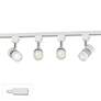 9M124 - 4 feet White LED Track Light with 4 Heads
