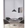 1_Sonneman Koma 15" Wide Satin Black Pendant Light in scene