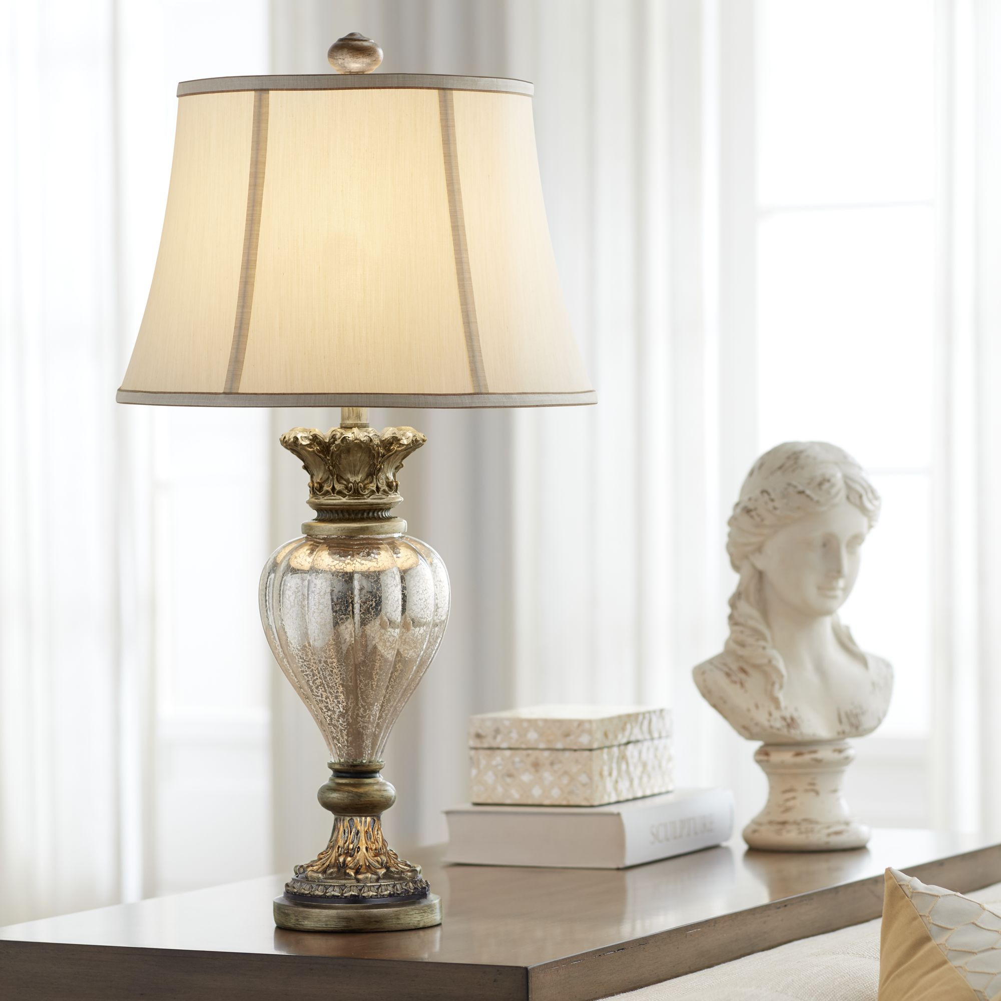 Gold, Mercury Glass, Table Lamps Lamps Plus