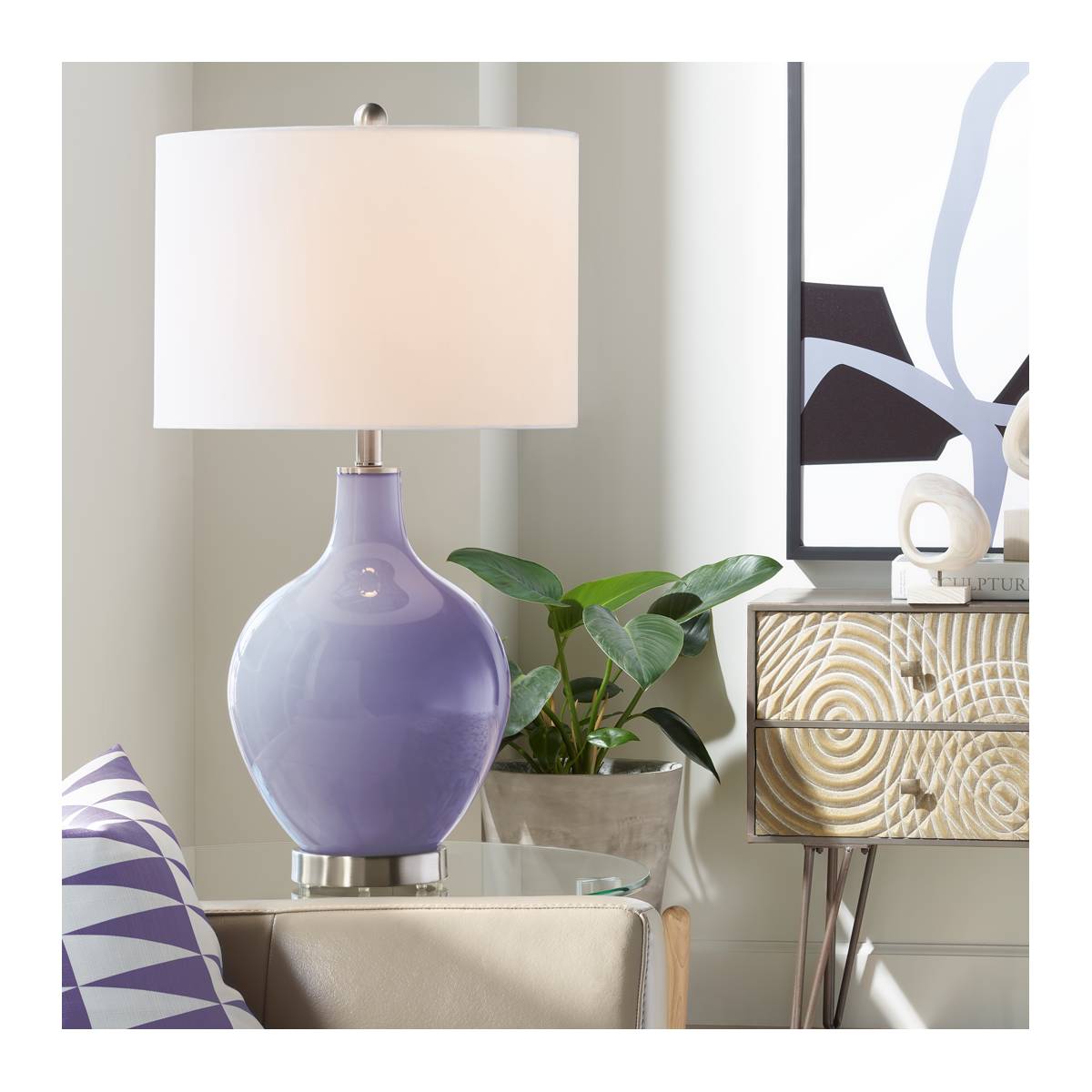 Color Plus Designer Purple Lamps | Lamps Plus