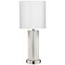 9Y157 - Cylindrical Brushed Nickel Table Lamp